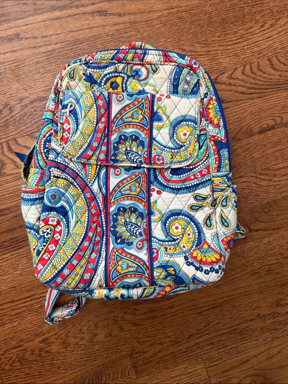 Vera Bradley Quilted Paisley Print Women’s Backpack - Multicolor